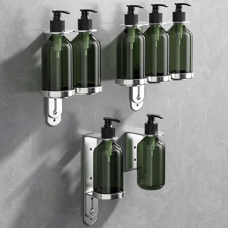 Soap dispenser wall Holder Stainless Steel Rustproof Liquid Soap Bottle Shelf soap dispenser for kitchen sink
