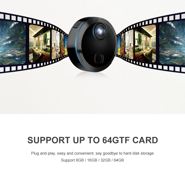 HDQ15 mini camera wifi home outdoor sports camera HD 1080p without light night vision HD camera