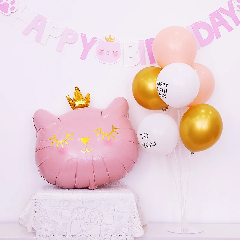 INS Горячие гелиевые шары, милый мультяшный Кот, дизайн, украшение для вечеринки, детская игрушка, большие животные, фольгированные шары