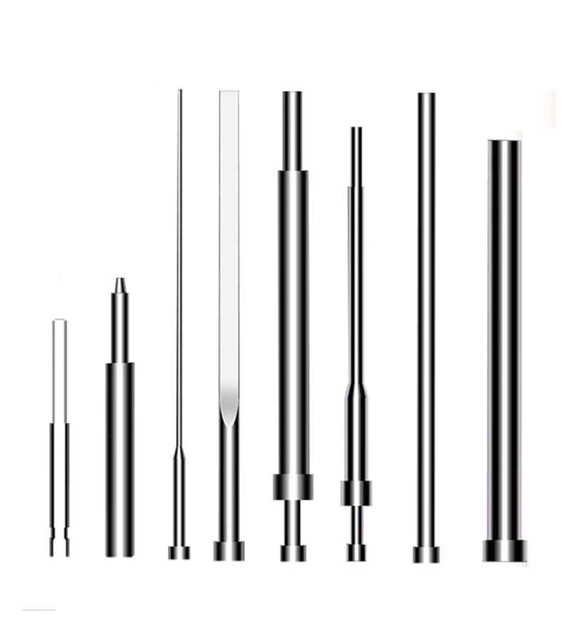 Injection Mould Ejector Pins for Plastic Molde Stepped Straight for Ejector Pin Sleeve pins SKH-51 SKD-61 material