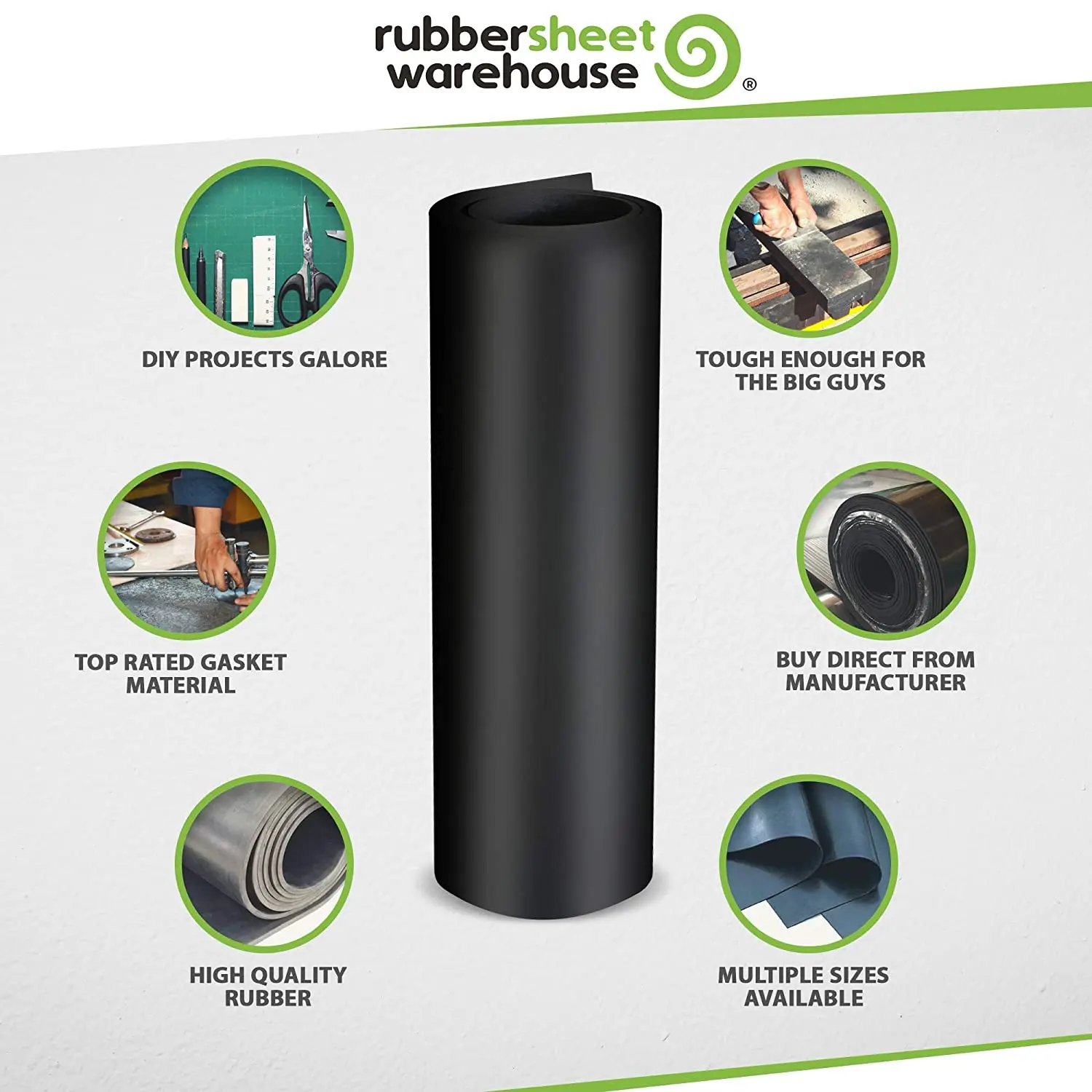 Лидер продаж Высокоэффективная Экологически чистая губка оптовая продажа с завода гладкая твердая Неопреновая Резиновая полоса рельефный неопрен