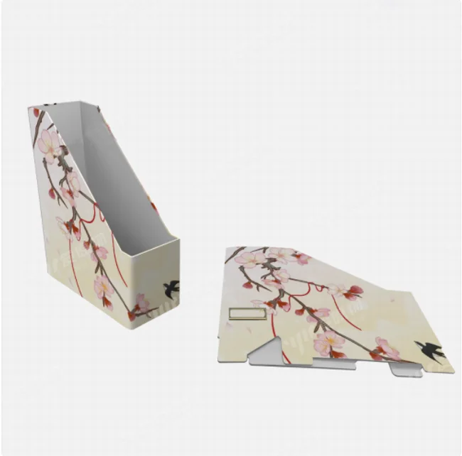 Foldable File Holder Desktop Organizer Standing Rack Water Paperboard  Document Magazine Holder friendly storage organization