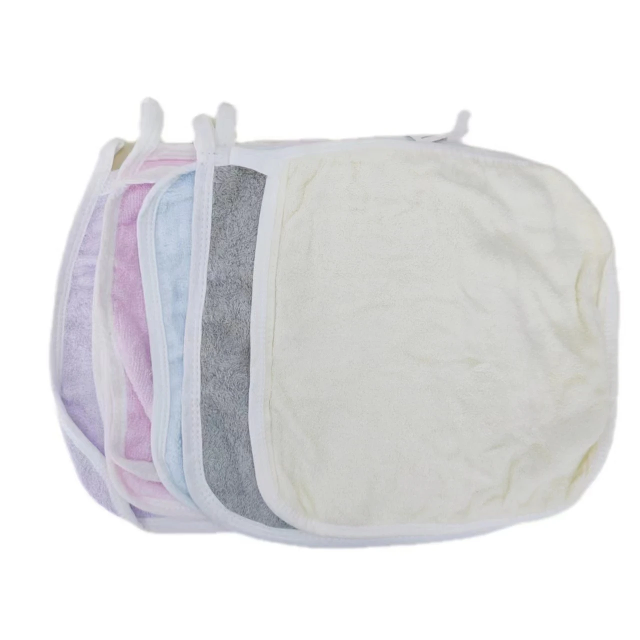 Bamboo textile Baby Kindergarten Special Wash with Hanging Rope Small Square Soft Towel