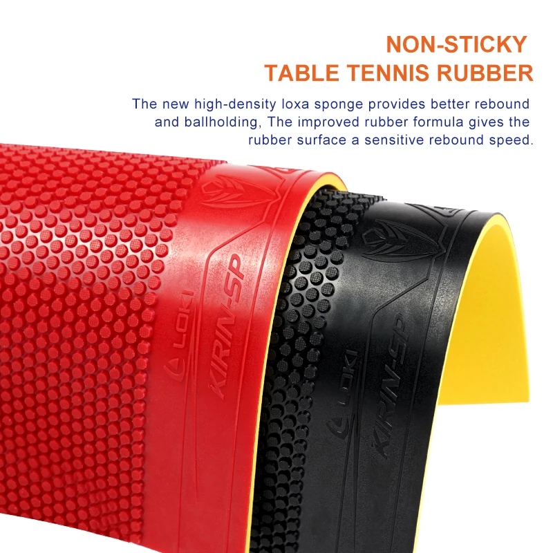 Loki KIRIN SP Non-Sticky ITTF Approved Rubber Ping Pong Professional Table Tennis Rubber With Better Ball Holding