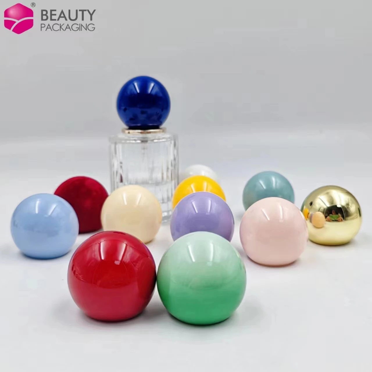 Wholesale ABS 15mm Colorful Round Ball Shape 15FEA Perfume Bottle Cap