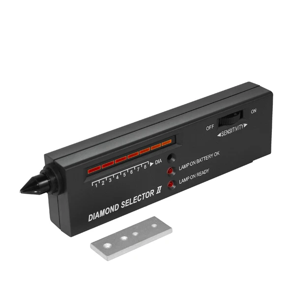 Diamond Tester Tool Pocket Diamond Selector High Precision Jeweler Tool LED Indicator Gemstone Tool