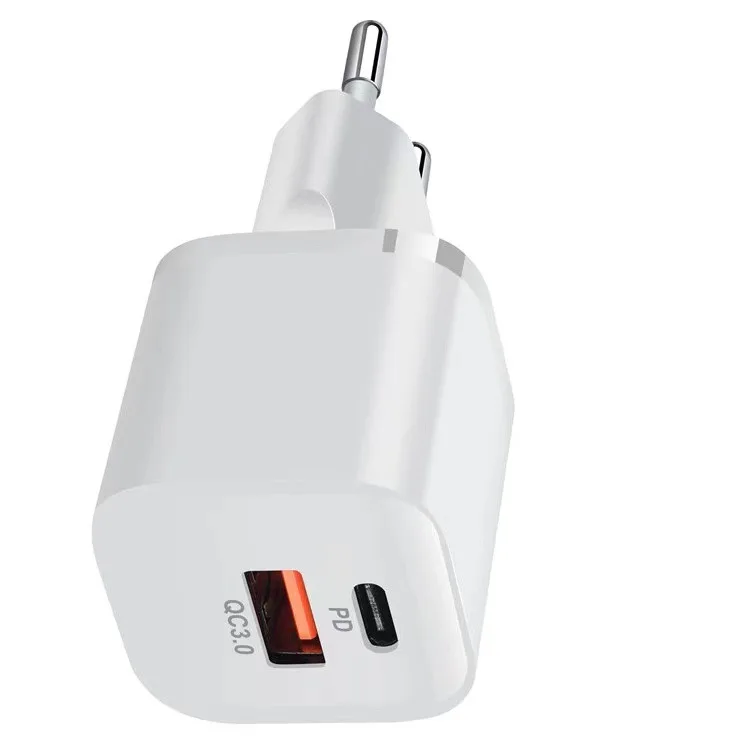 Быстрый мини настенное зарядное устройство 20 Вт Type-c USB Сетевое cube дизайн PD QC3.0 сотового телефона зарядки головок