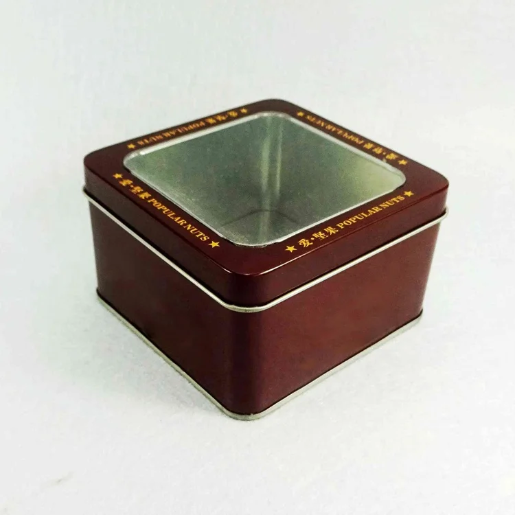 Custom Design New Square Candy Japanese Gift Tin Boxes