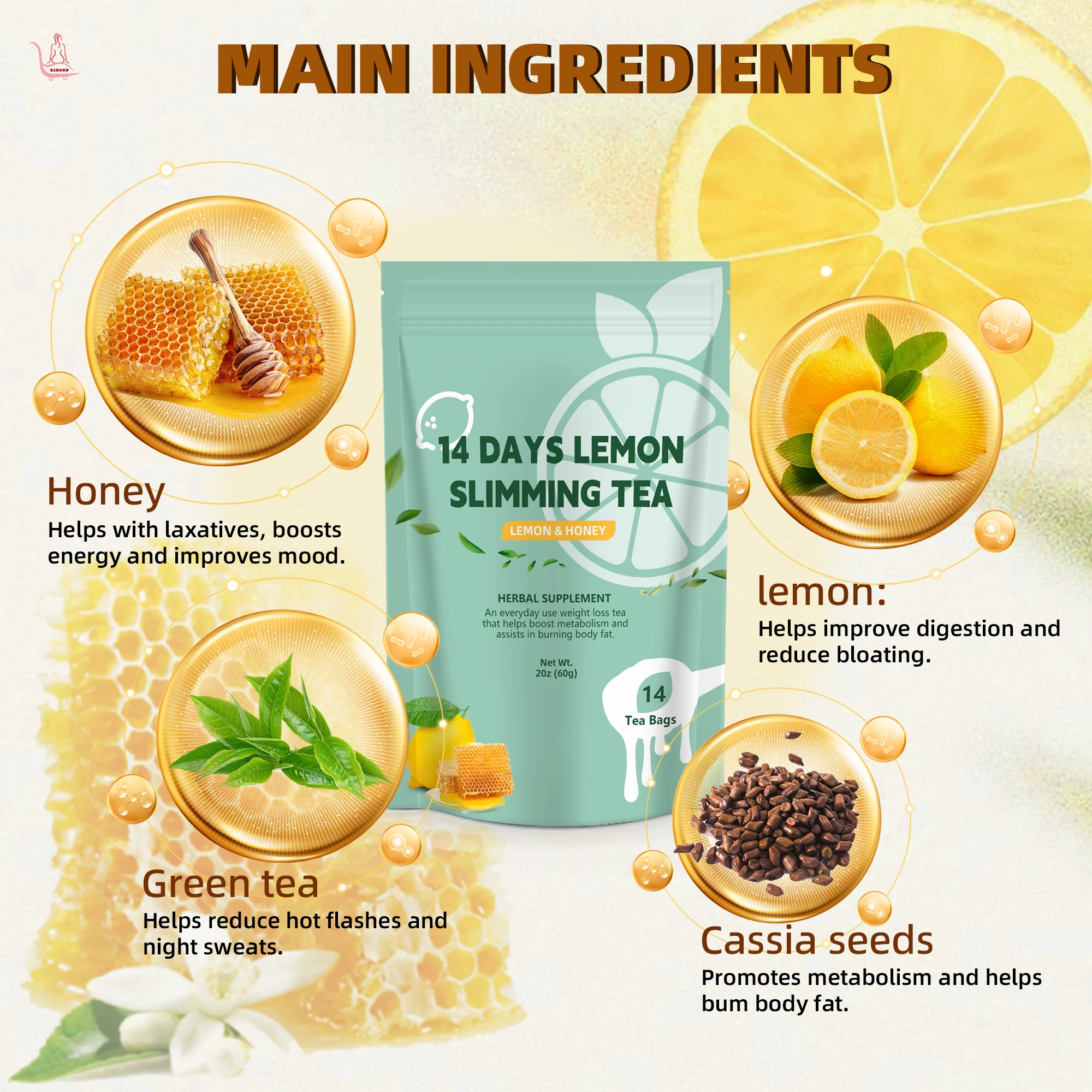 Flat Belly Tea With Moringa Weight Loss 14 Days Skinny Detox Tea Slimming Burn Fat Green Teabag Flat Tummy Tea