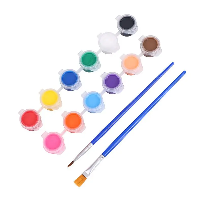 Factory Supply Inexpensive 5Ml Acrylic Watercolor Empty Paint Strip Pots (1600593739678)