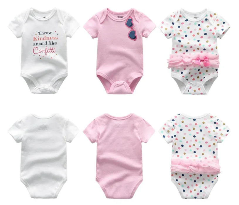 Summer baby rompers clothes Pure cotton triangle crawling  suit baby clothing