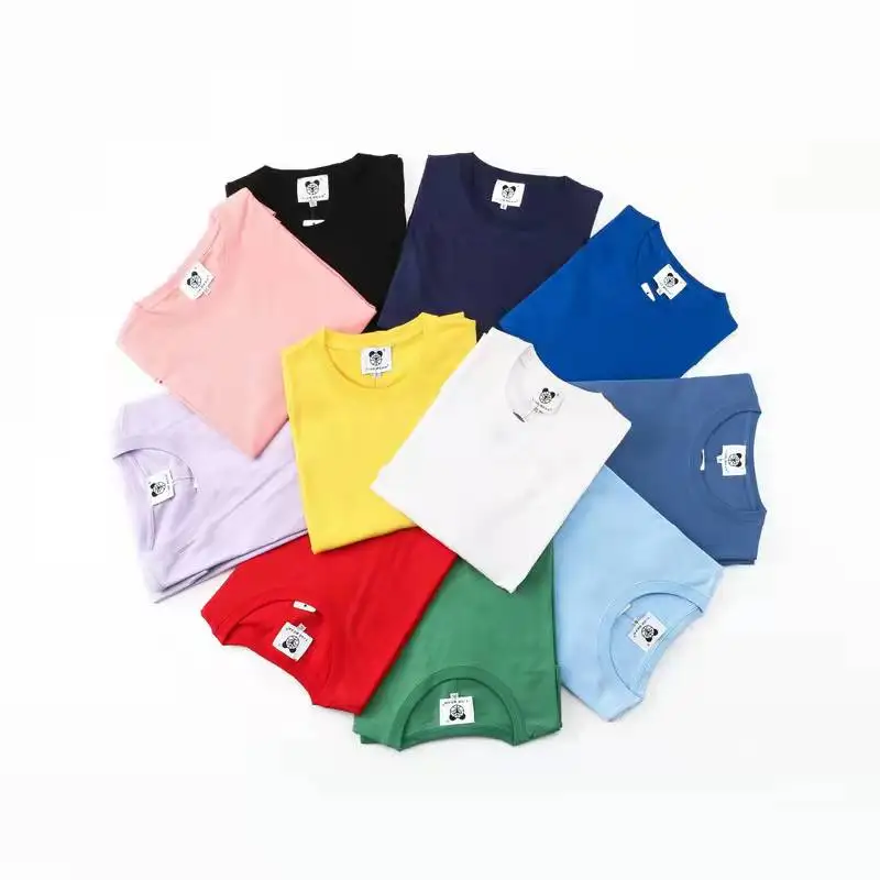 High quality plain 100% cotton t shirt with customize logo