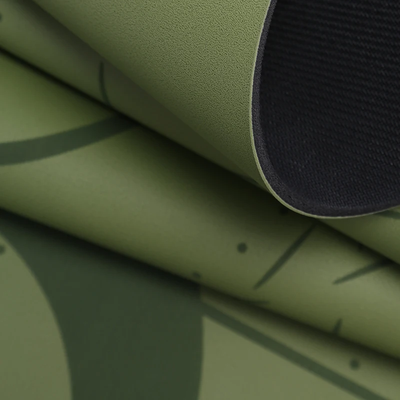 Custom Designs Embossed Logo Polyurethane Exercise Yoga Mat Ultra-grippy Eco Black PU Yoga Mats Manufacturer