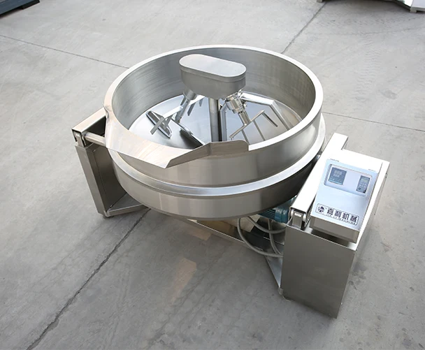 Industrial Cooking Mixer Pot  Steam / Gas / Electric Heated Mixing Kettle
