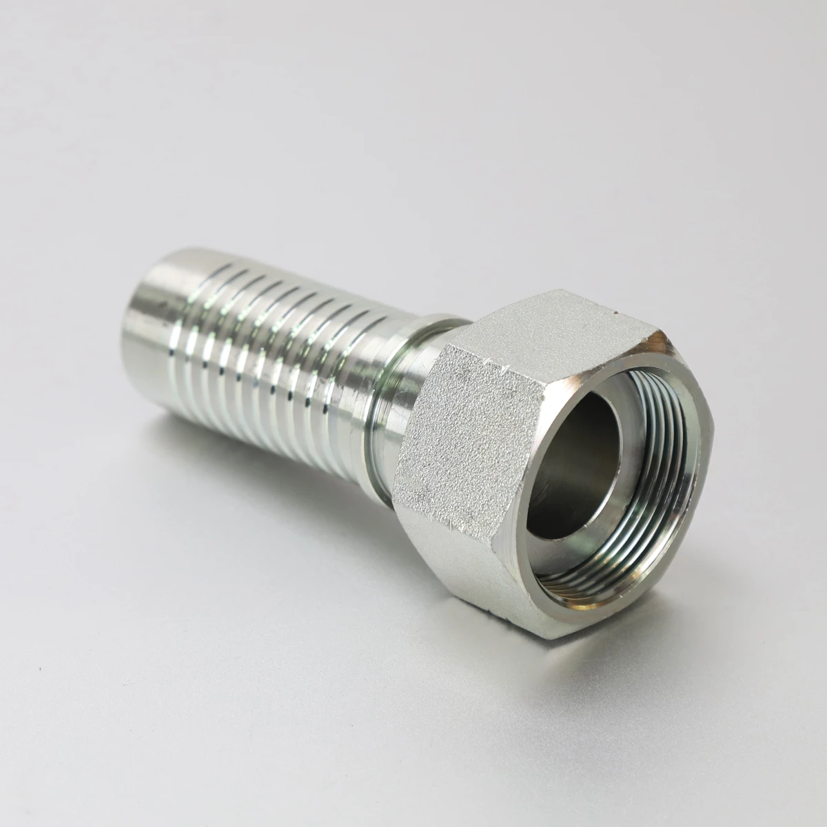 zhuji feike ORFS Female Flat Seat ISO hydraulic hose connector fitting 24211 customized zinc galvanized manufacturer