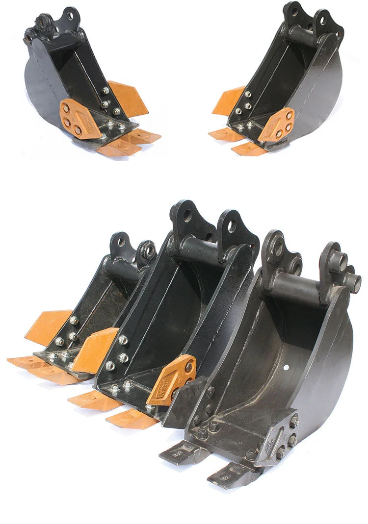 YHCM Wholesale CE Construction Accessories Mini 1.2Ton 1 Ton 1.6Ton Digger Teeth Excavator Bucket