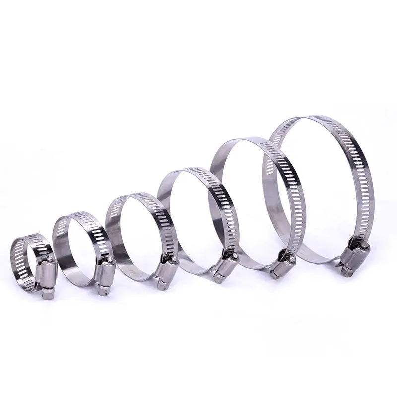 China wholesale custom sizes types american of hose clip heavy duty quick release stainless steel hose clamp