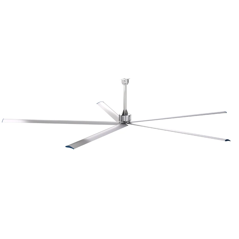 AirTS dc cooling celling fan bldc motor 24ft 7300mm Low Speed Industrial Large Ceiling Fan For Fitness Centers