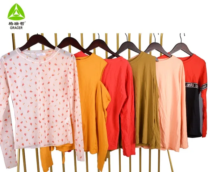 Summer Women T-shirt Ukay Ukay Second Hand Clothing Korea Style Used Clothing in Bulk