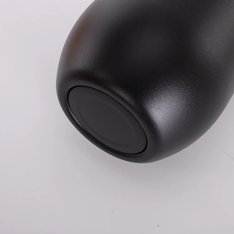 Hot BPA Free stainless steel tumbler 12 oz egg shape wine beer tumbler cups powder paint double wall water bottle drinking cup