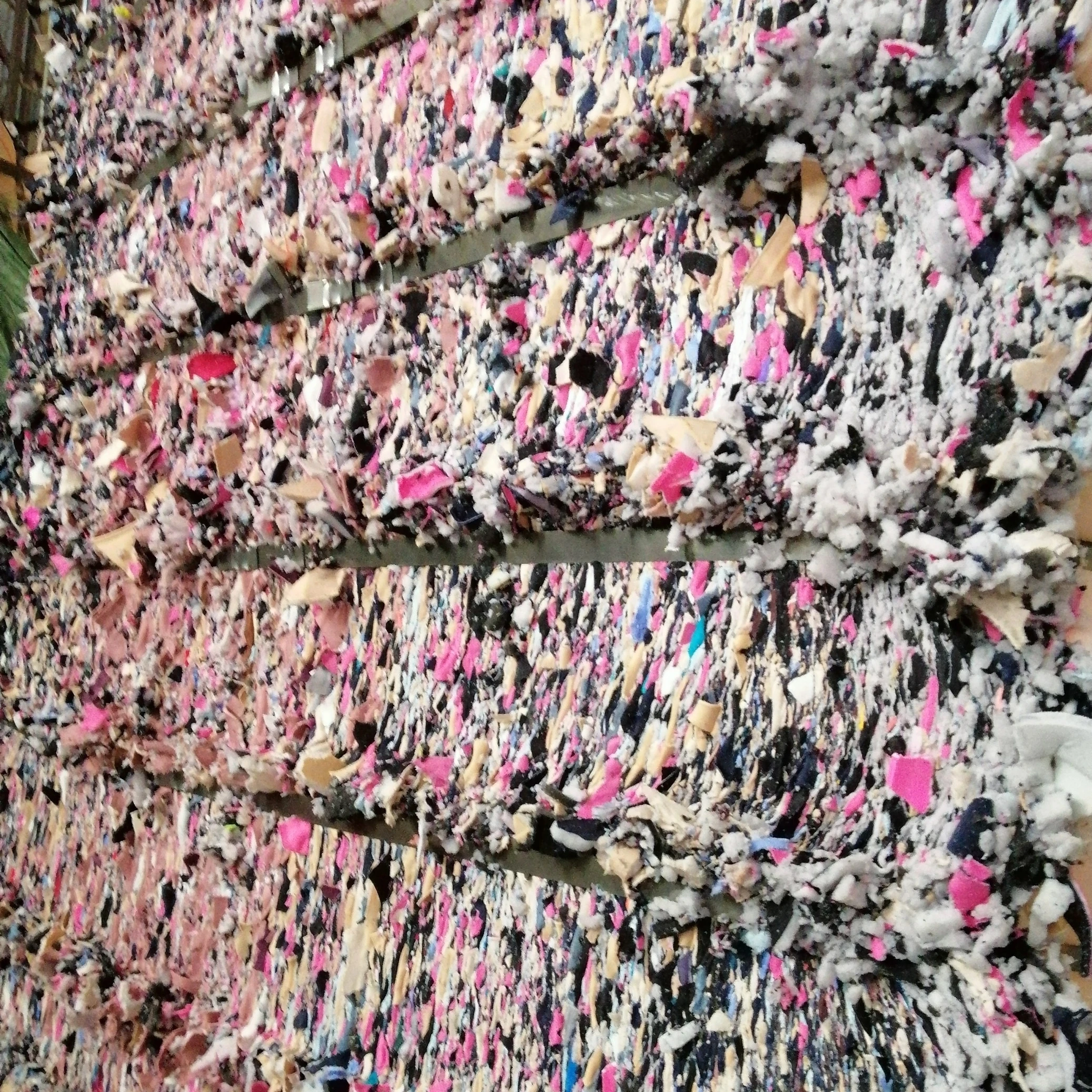 cheap shredded Bra foam scrap fabric sponge 100% dry clean shredded waste pack scrap pillow fillings