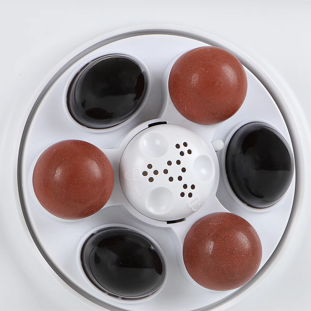 Heated Electric Warm Waist Stone Abdominal Massager Beltger