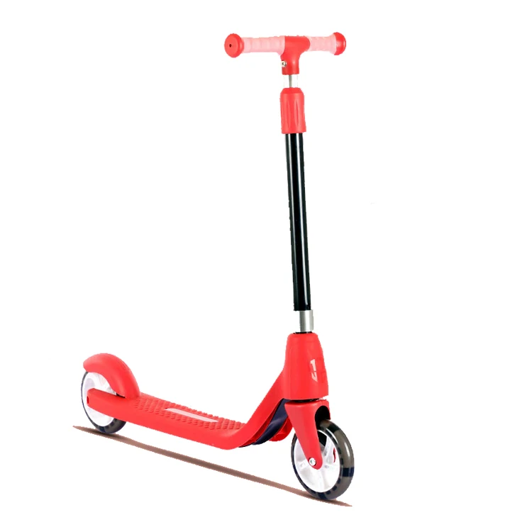2024 new super large diameter Pu silent wheel two wheel adult pedal scooter