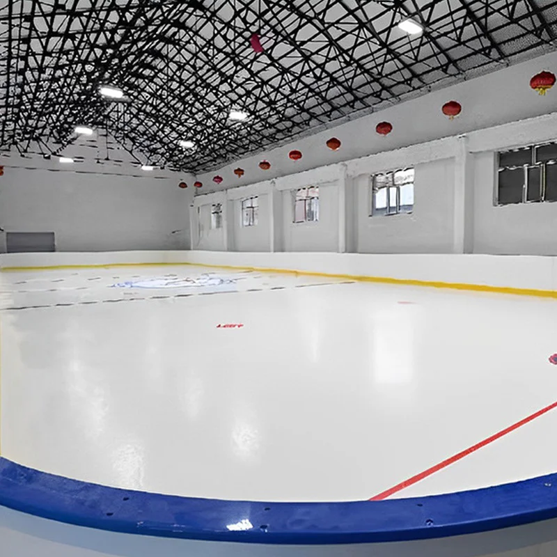 Customizable Synthetic Skateboards Ice Rink Iceless Skating Rink Ice Hockey Shooting Pad Puck For Curling Game Sports
