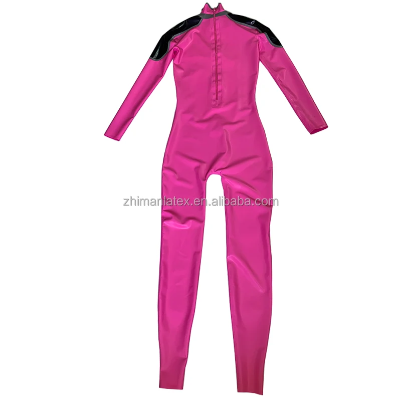 Sexy Latex bodysuit Unisex OED ODM Rubber Suit Customizable size and color