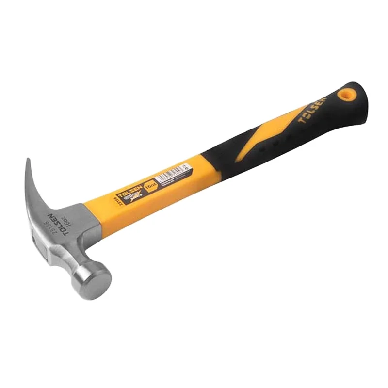TOLSEN 25156 16oz Drop Forged Rip Hammer Fiberglass Handle
