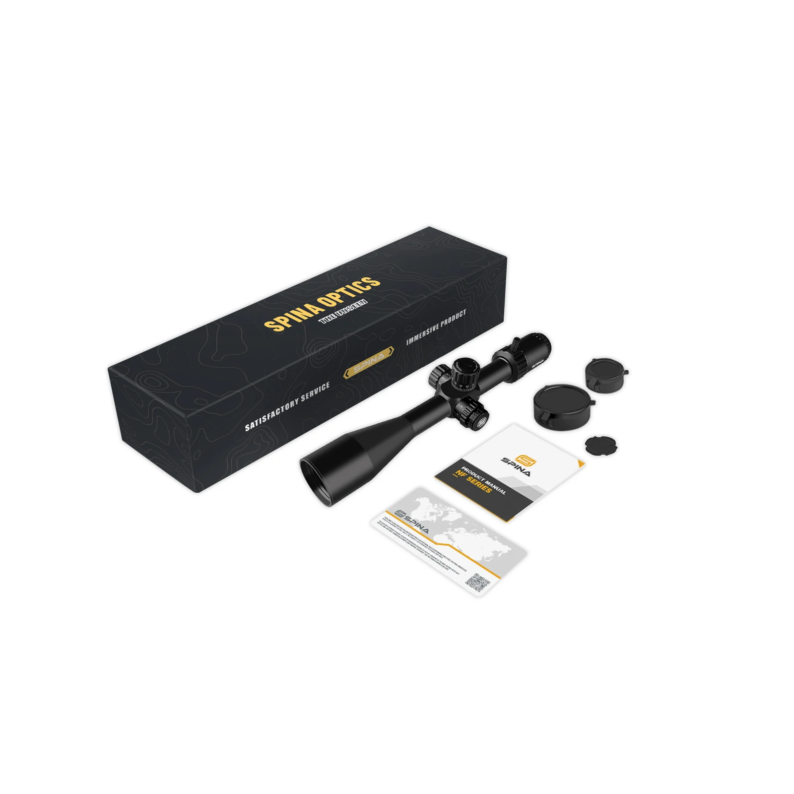 SPINA OPTICS 5-20x50 Zero Stop FFP Illuminated OEM ODM FMC Telescopic Sight for Hunting