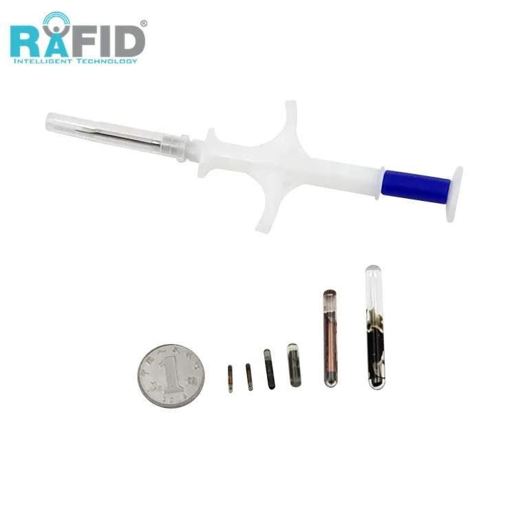 RAFID 125khz 134.2khz RFID Glass Tube RFID Capsule RFID Tags Glass 1.4*8mm Implant For Animal Identification