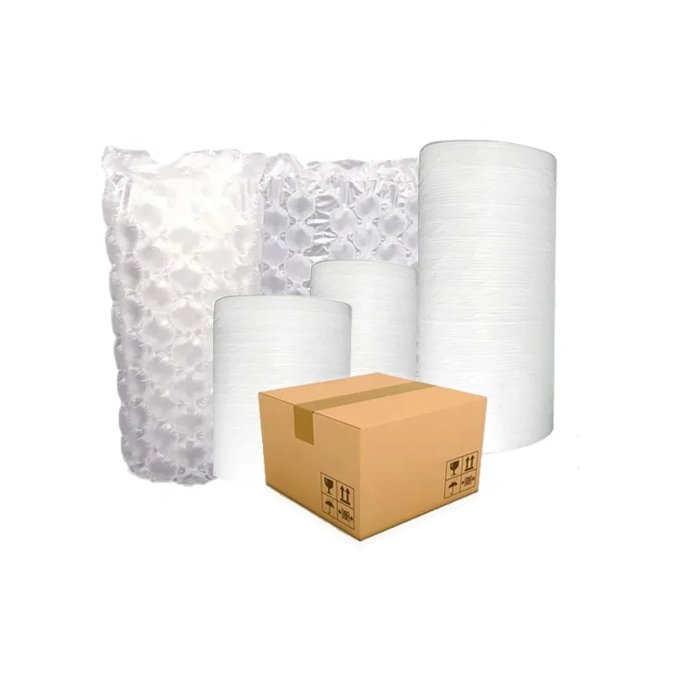 
Легкая в разрыве Высококачественная пластиковая Противоударная воздушная пузырьковая пленка, упаковочные рулоны подушек 