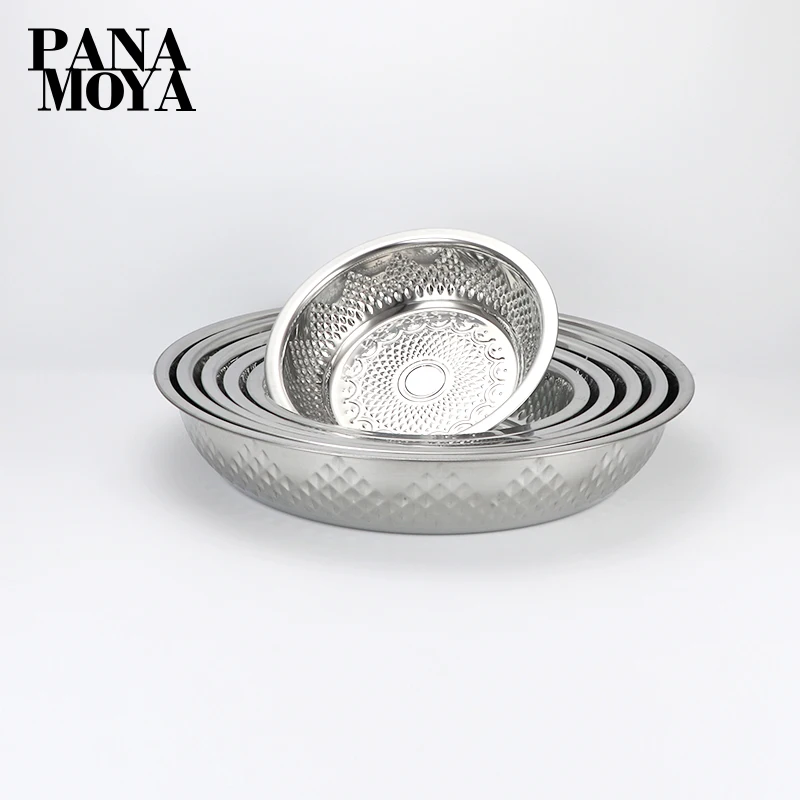 Factory Direct Sale Stainless Steel Basin Hot Selling Restaurant Hotel Kitchen Oversized Vegetable Washing Basin