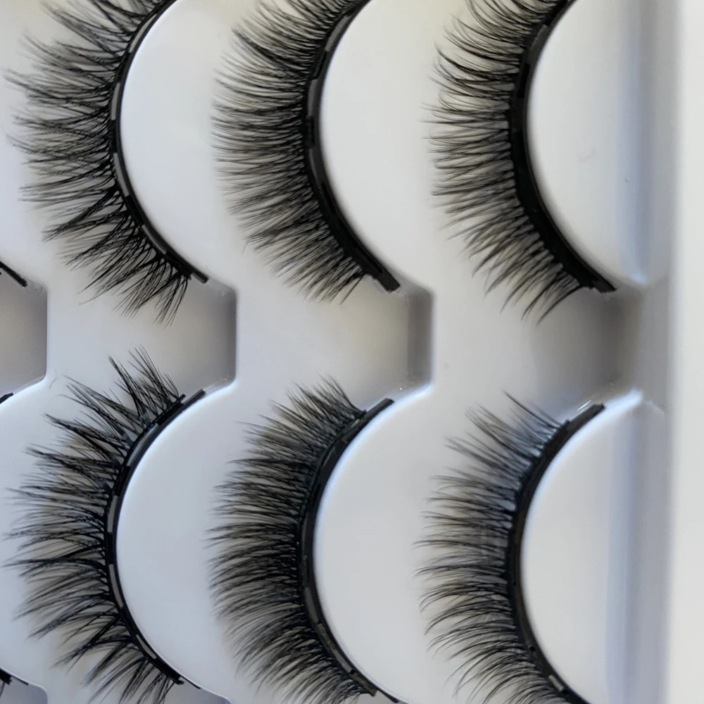 The New Listing Black Fiber Beautiful Appearance Eyelashes Magnetic for Eye
