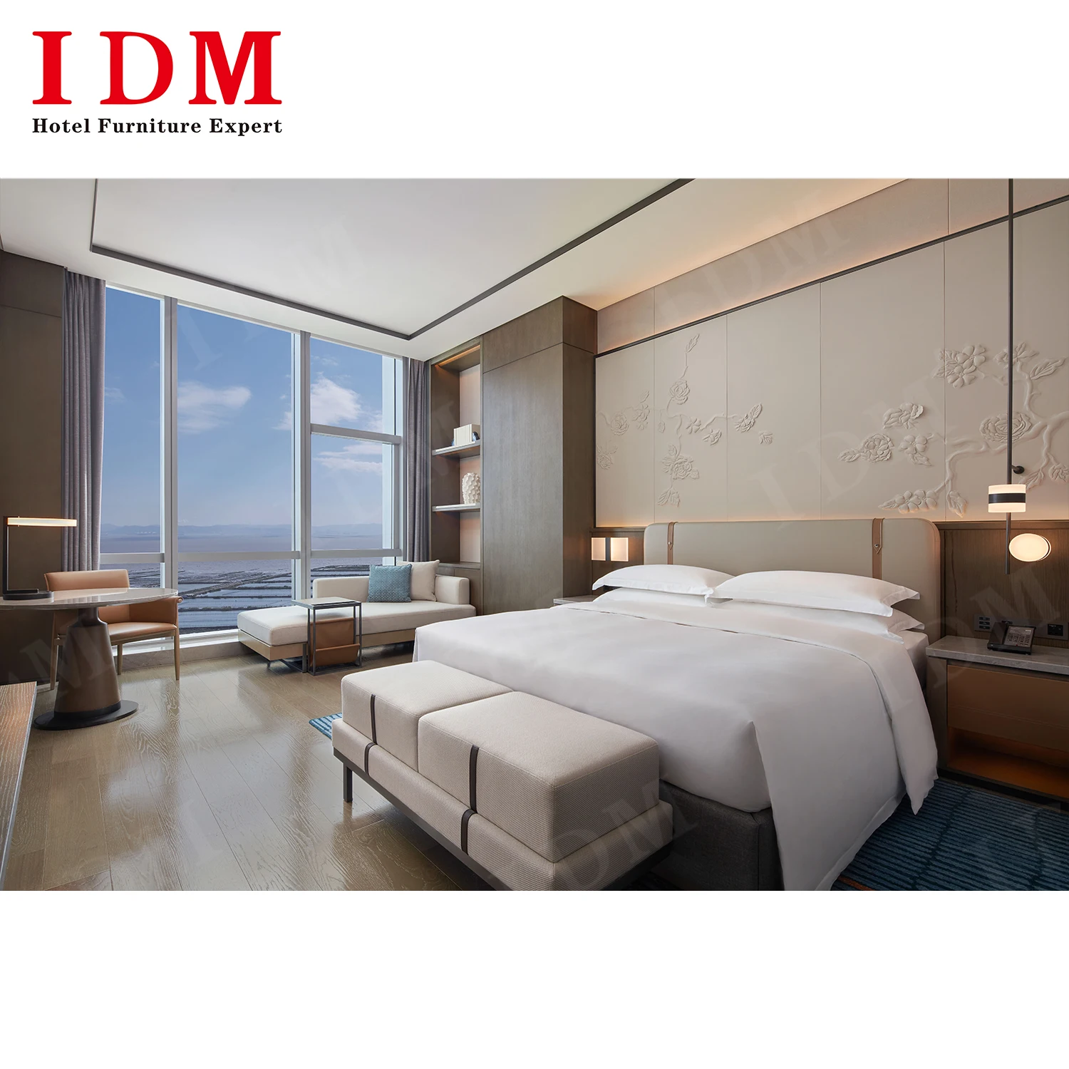 Modern hotel guest room furniture 7 star luxury best hotel room interior design ideas hotel furniture  Commercial Furniture