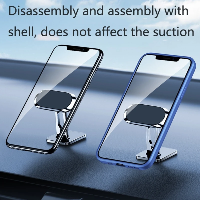 Metal Magnetic Phone Holder 360 Rotating Universal Car Phone Holder Stand Zinc Alloy Air Vent Support Bracket Cell Phone Holder