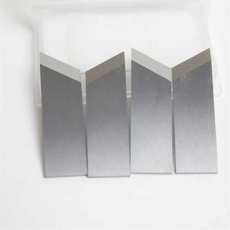 Cardboard v-grooving knife slitting cutter blade