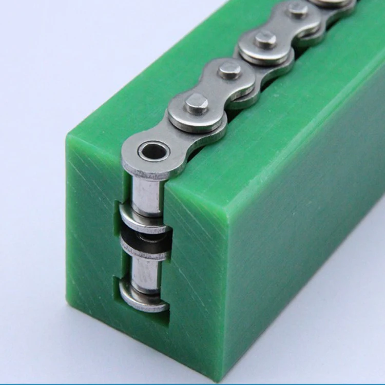 Пластиковая круглая направляющая с боковой крышкой из нержавеющей стали uhmwpe