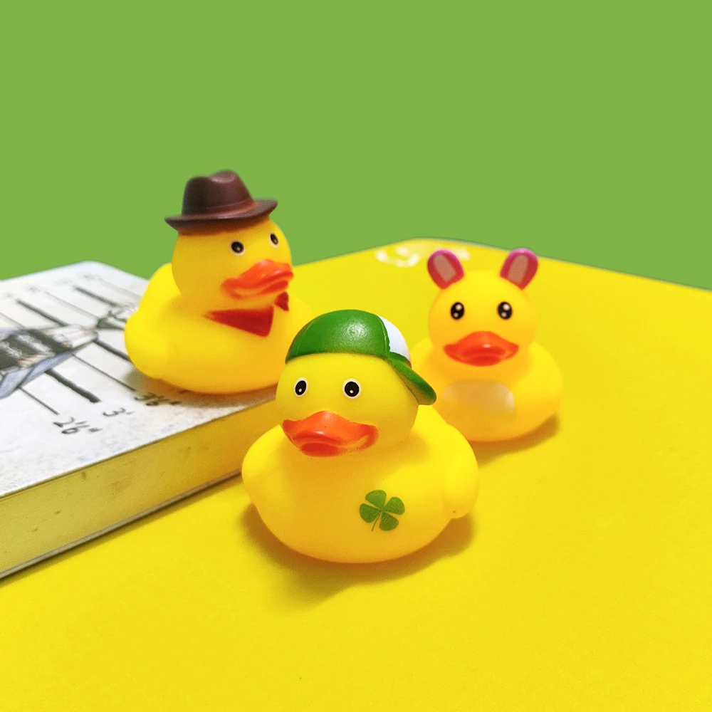 Wholesale 30pcs of Set PVC Bulk Yellow Rubber Promotional Eco-Friendly Diving Duck for Gift Decoration