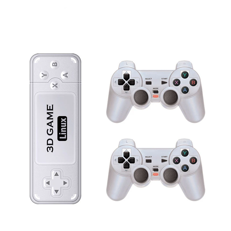 Y6 Super Game Stick 4K HD Output TV Video Game Console Wireless Controls 10000+ Games TV box Retro Gaming Consoles For Psp