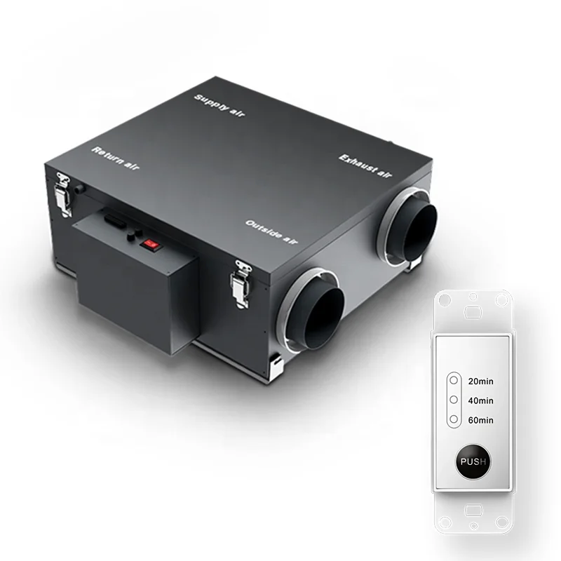 OEM ODM Hot Sale Home Fresh Air Aurifiers Air Washing Fresh Air Ventilation system With Wifi