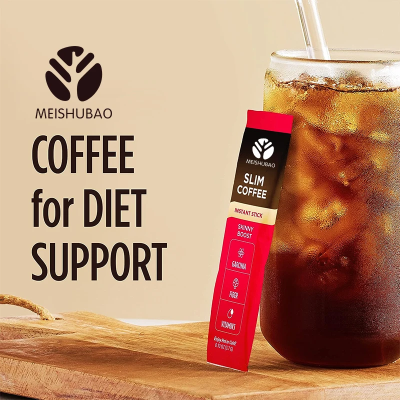 Hot selling food grade slimming powder weight loss coffee instant powder Slimming coffee powder