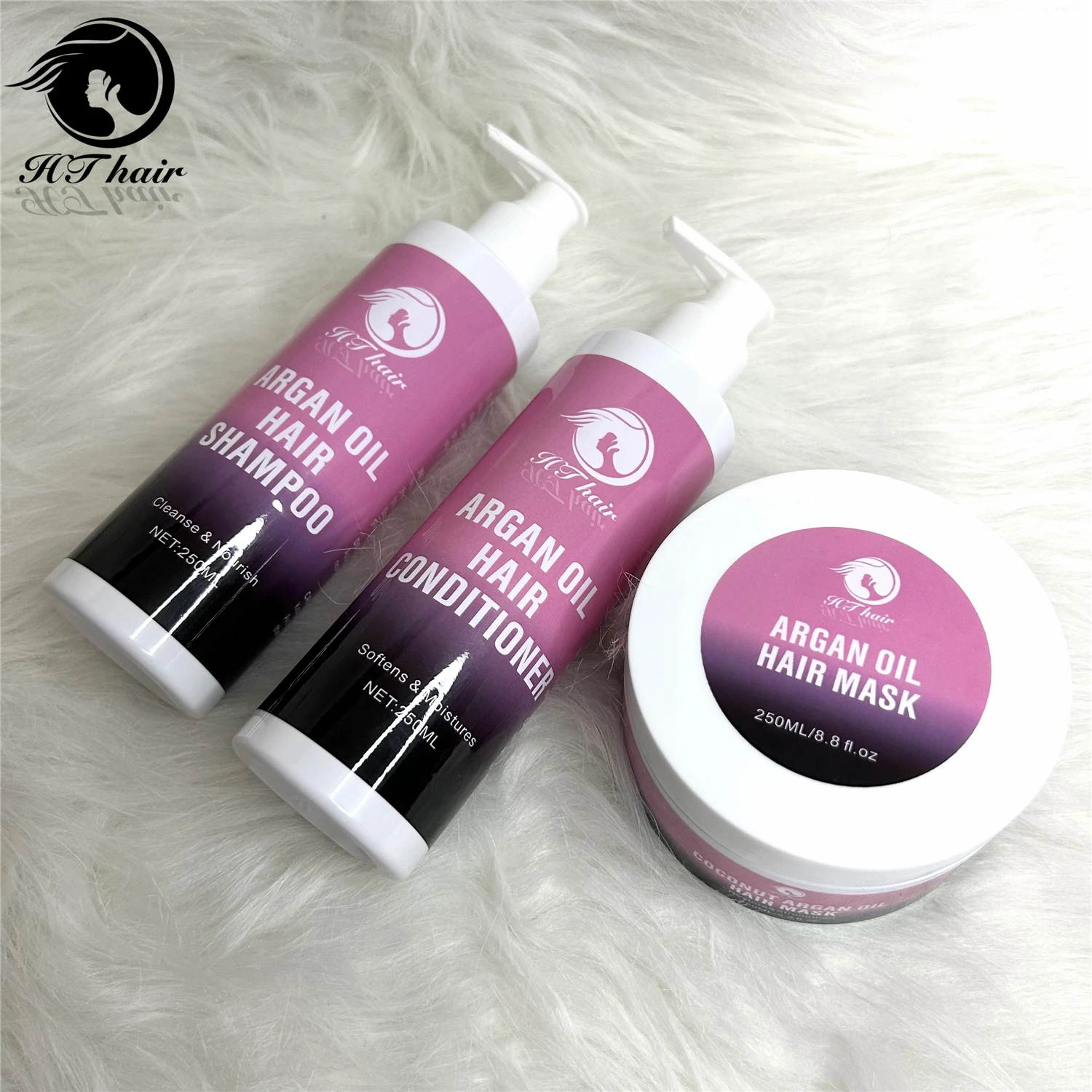 HTHAIR Wholesale 2024 argan hair mask  Hair-Repairing Anti-Breakage/Split Ends Nourishing  argan hair mask
