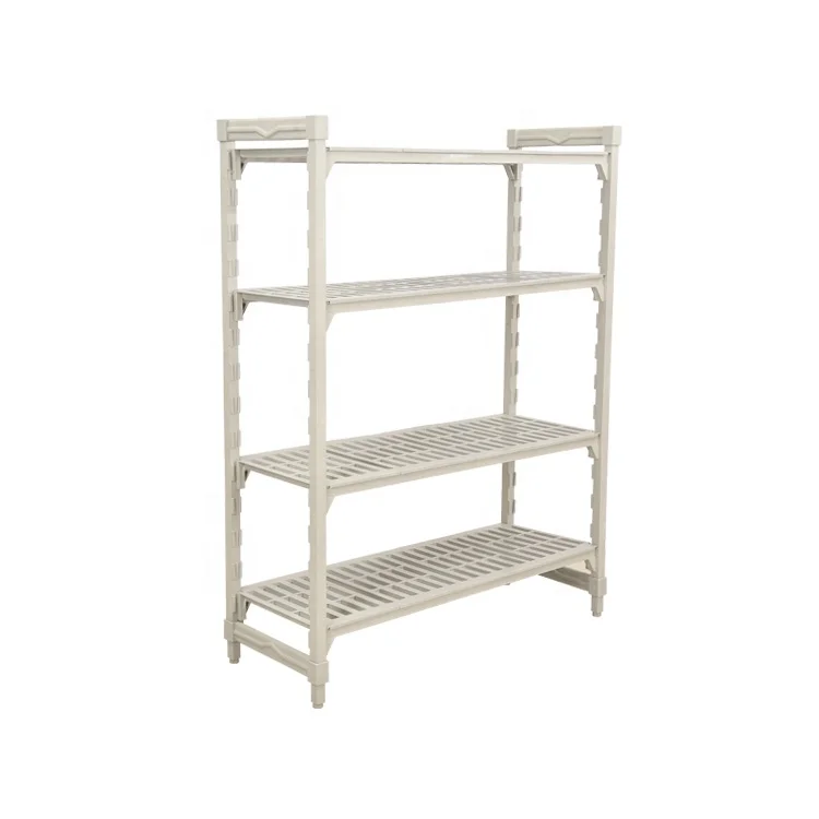 Durable And Stable Plastic Shelf Plastic Shelving with Steel Core