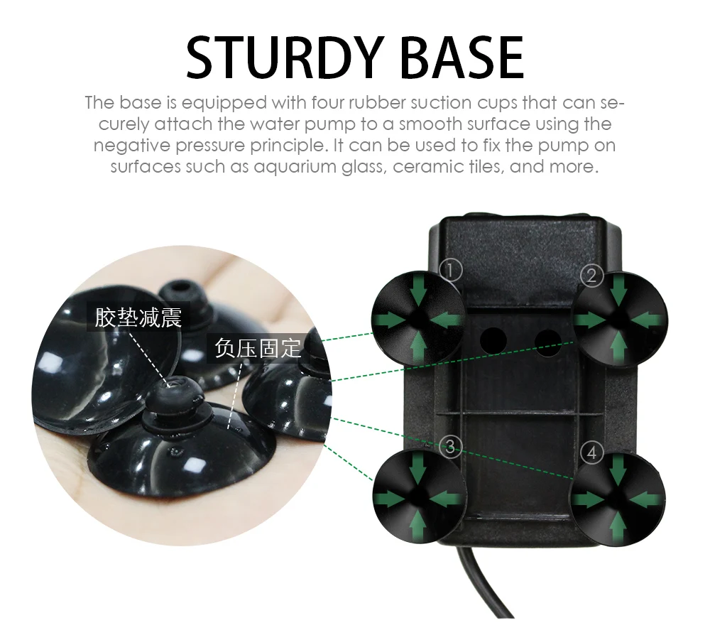 Mini Aquarium Submersible pond electrical centrifugal AC aquarium water pump for fish tank 4