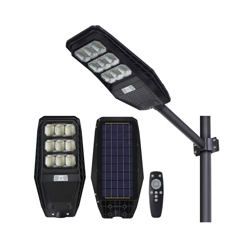100W 200W 300W led Solar street lights and solar garden lights outdoor waterproof led for street with panel and batteries