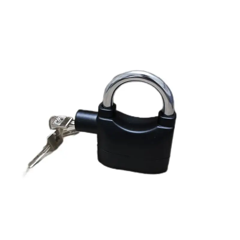Security Anti-Theft bike motorcycle door alarm lock Siren Aluminum Alloy Alarm Padlock