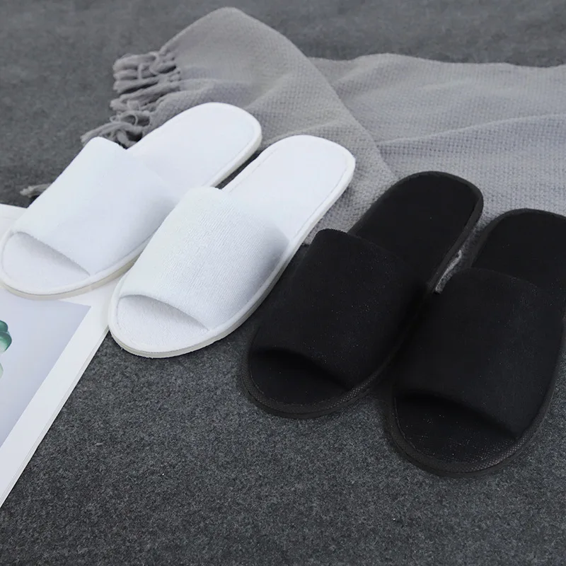 Wholesale of disposable towel slippers, open slippers, hotel room slippers manufacturers