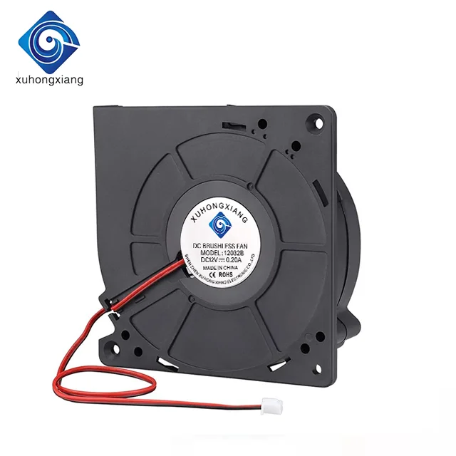 Brushless Cooling Blower Fan 120mm x 32mm 12V High Airflow DC Centrifugal Fan